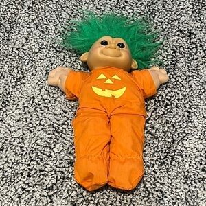 Jack O Lantern Vintage Troll Russ